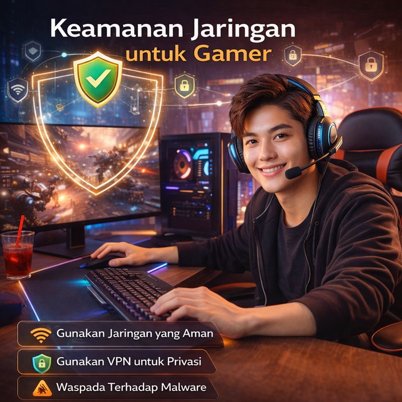 Keamanan Jaringan untuk Gamer: Biar Main Tenang, Nggak Gampang Diganggu