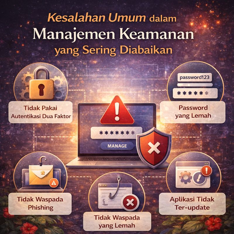 Kesalahan Umum dalam Manajemen Keamanan yang Sering Diabaikan